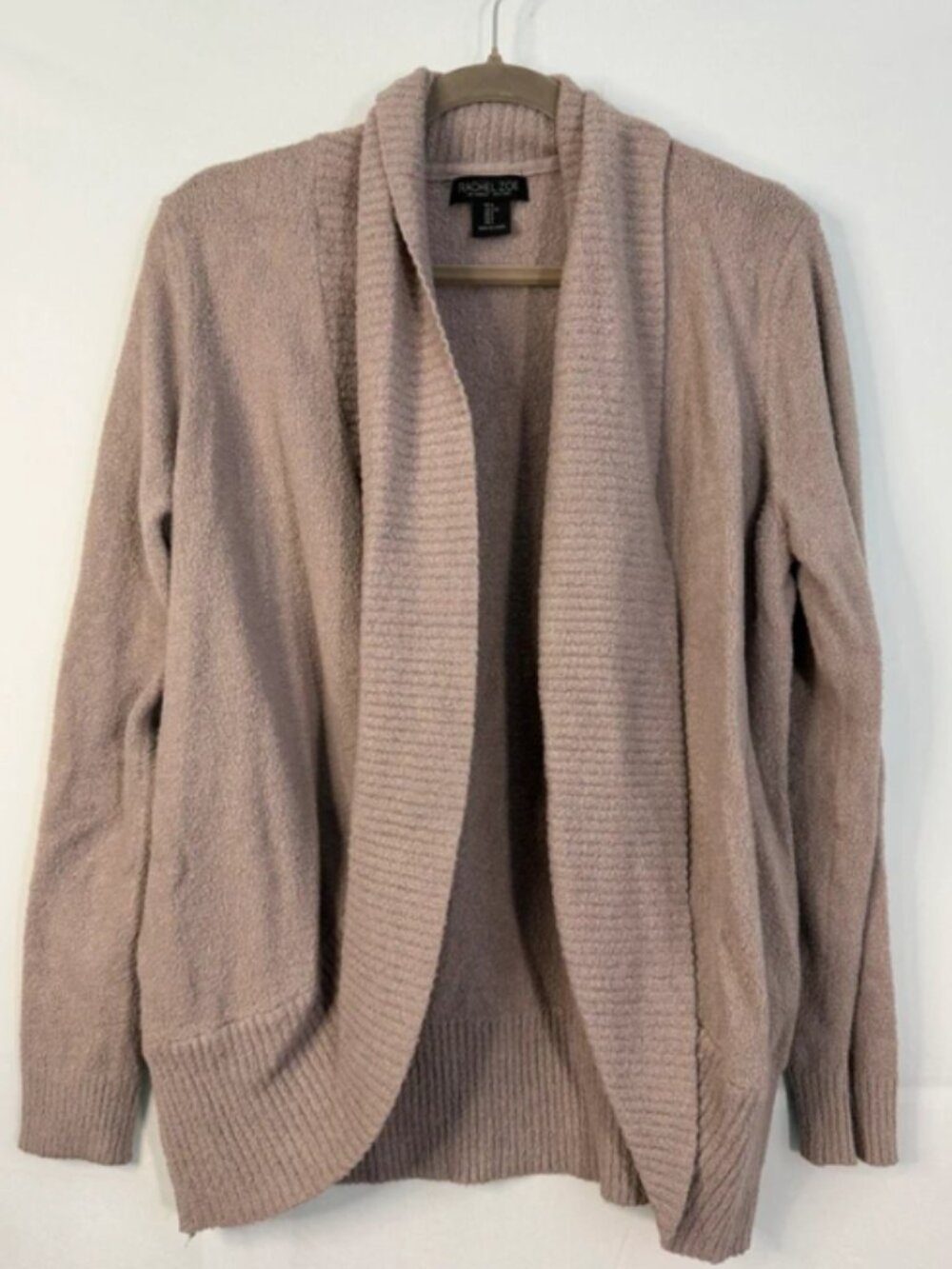 Rachel Zoe fuzzy cardigan with pockets size large